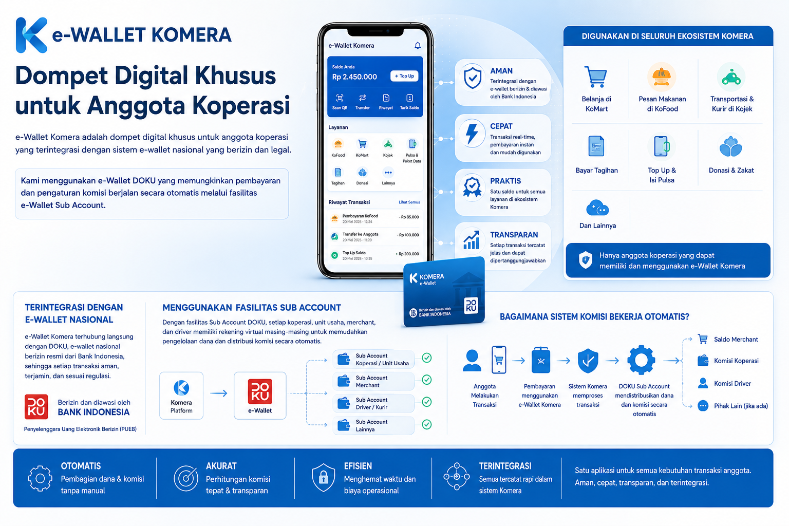 E-Wallet Nasional Legal dan Berizin 